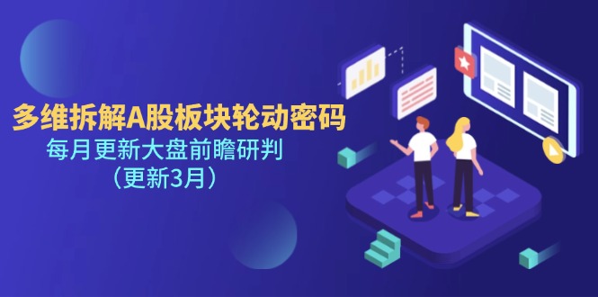 （14213期）多维拆解A股板块轮动密码，每月更新大盘前瞻研判（更新3月）-网创库