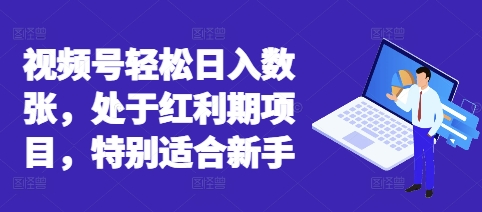 视频号轻松日入数张,处于红利期项目,特别适合新手-网创库